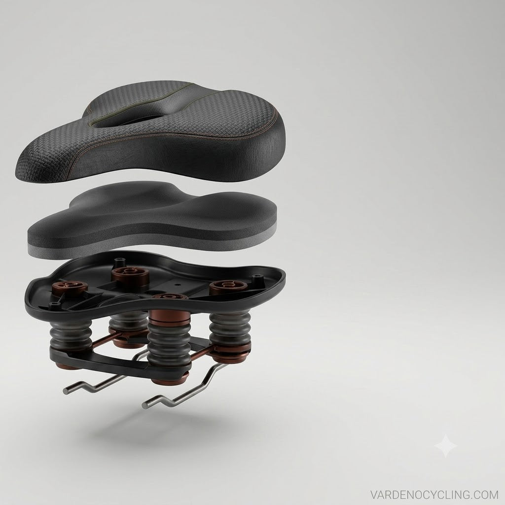 Vardeno Ride Saddle — ergonomic bicycle saddle
