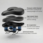 Vardeno Saddle 2.0 — ergonomic bike saddle