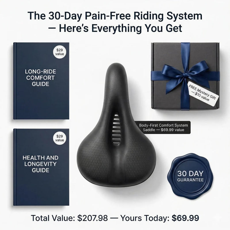 Vardeno Saddle 2.0 — ergonomic bike saddle