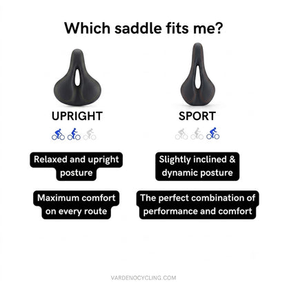 Vardeno Ride Saddle — ergonomic bicycle saddle