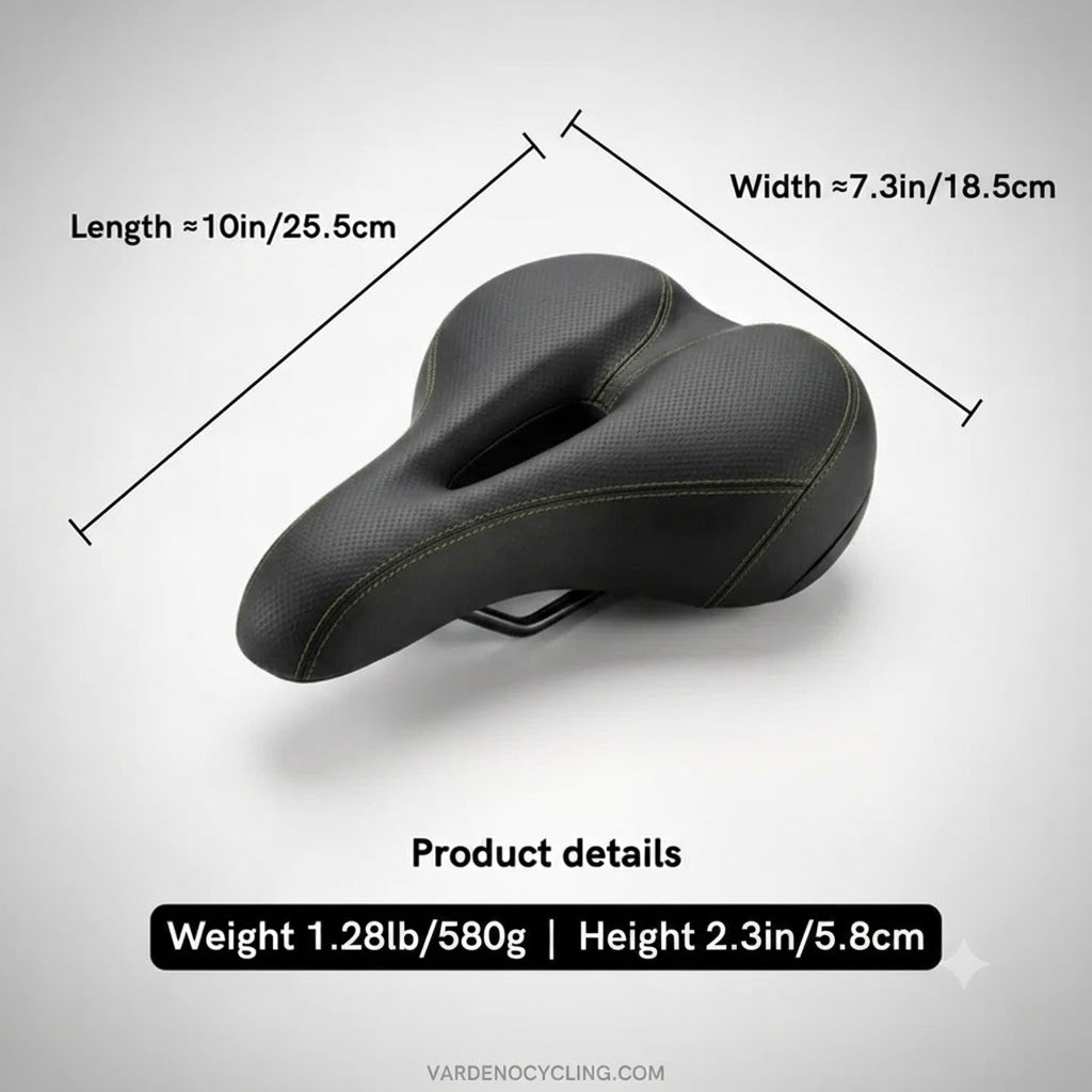 Vardeno Ride Saddle — ergonomic bicycle saddle