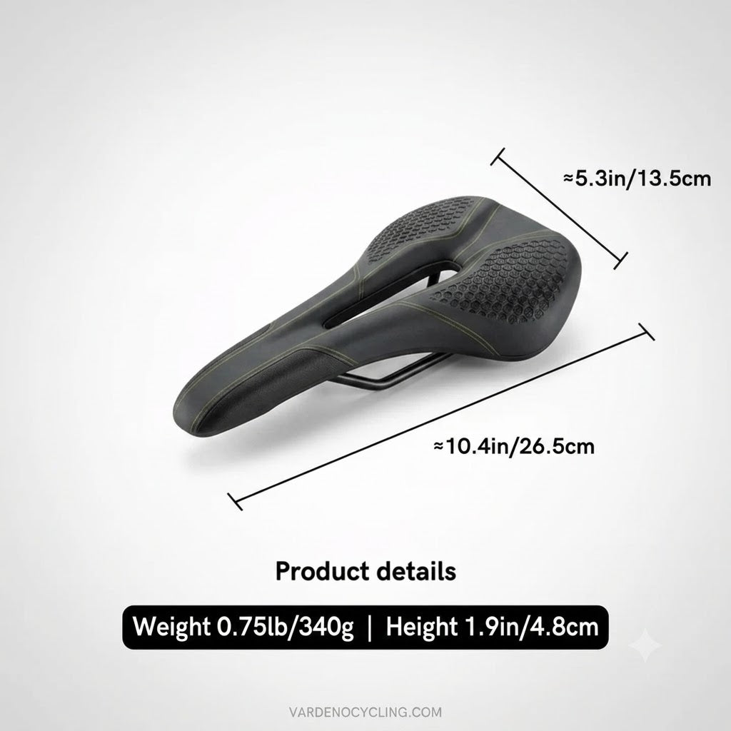 Vardeno Ride Saddle — ergonomic bicycle saddle